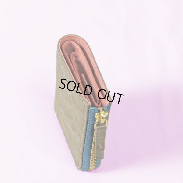 画像4: SEAGULL SHIP / シーガルシップ アラスカレザー LファスナーミニウォレットS (4)