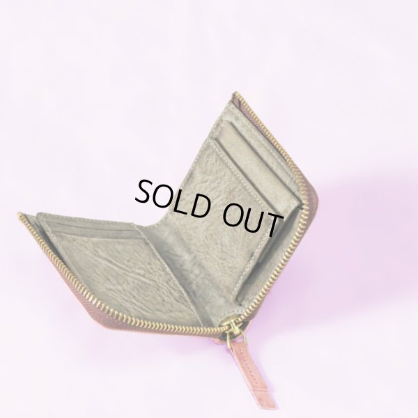 画像16: SEAGULL SHIP / シーガルシップ アラスカレザー LファスナーミニウォレットS (16)