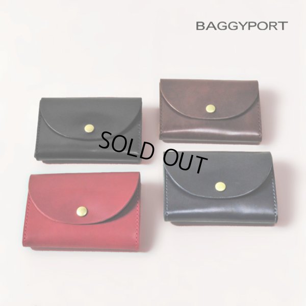 画像1: BAGGYPORT / バギーポート OIL CORDOVAN カードケース  (1)