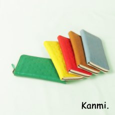 画像1: kanmi / カンミ マーブルドット ロングウォレット (1)