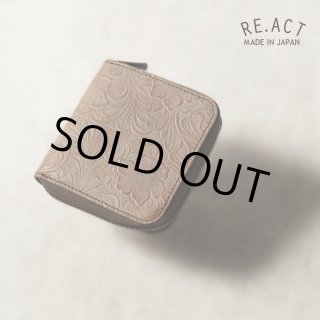 Re-ACT / リアクト アラスカレザー ラウンドファスナーロング