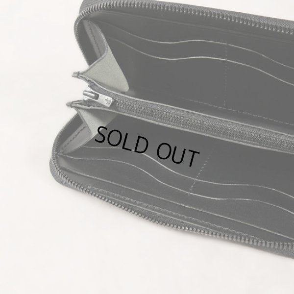 画像6: Re-ACT / リアクト フラワーエンボスレザー ラウンドファスナーロングウォレット (6)