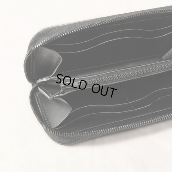 画像7: Re-ACT / リアクト フラワーエンボスレザー ラウンドファスナーロングウォレット (7)