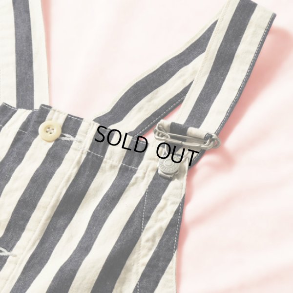 画像3: HARVESTY / ハーベスティ ノンフェイドストライプオーバーオール (3)