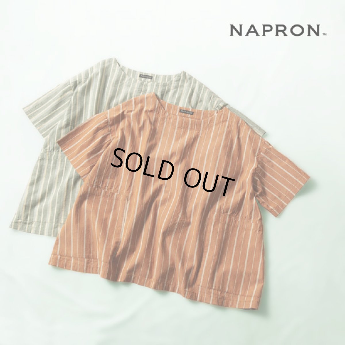 画像1: NAPRON / ナプロン ワイドスモックシャツ (1)