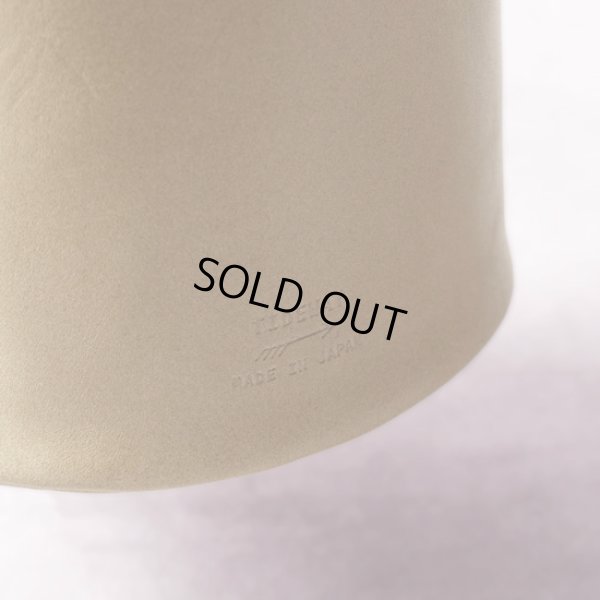 画像9: TIDEWAY / タイドウェイ LIGHT LEATHER DROW STRING BAG M (9)