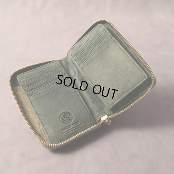画像6: BAGGYPORT / バギーポート WAXED KUDU ハーフウォレット (6)