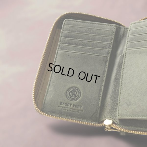 画像7: BAGGYPORT / バギーポート WAXED KUDU ハーフウォレット (7)