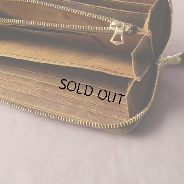 画像9: BAGGYPORT / バギーポート WAXED KUDU ラウンドジップロングウォレット (9)