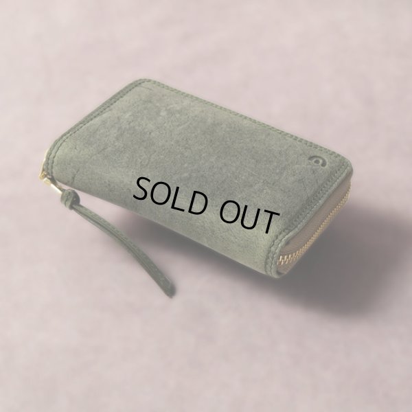 画像3: BAGGYPORT / バギーポート WAXED KUDU ハーフウォレット (3)