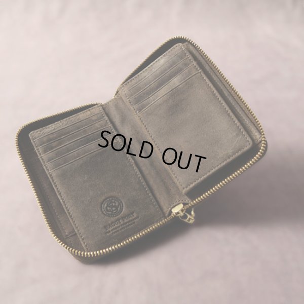 画像12: BAGGYPORT / バギーポート WAXED KUDU ハーフウォレット (12)
