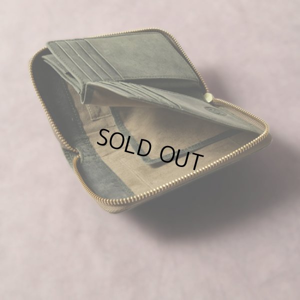 画像9: BAGGYPORT / バギーポート WAXED KUDU ハーフウォレット (9)