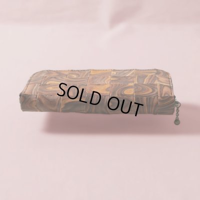 MAGNET / マグネット スキモレザー パッチワークラウンドファスナー