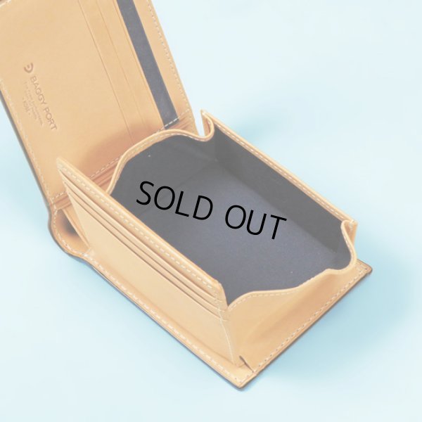 画像6: BAGGYPORT / バギーポート コーアイ 藍染レザーエンボスウォレット ストレート (6)