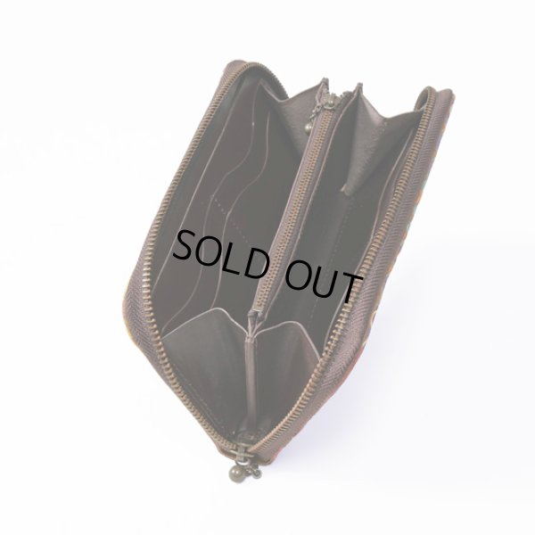 画像7: MAGNET / マグネット スキモレザー ラウンドファスナーロングウォレット (7)