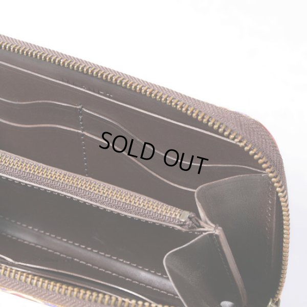 画像9: MAGNET / マグネット スキモレザー ラウンドファスナーロングウォレット (9)