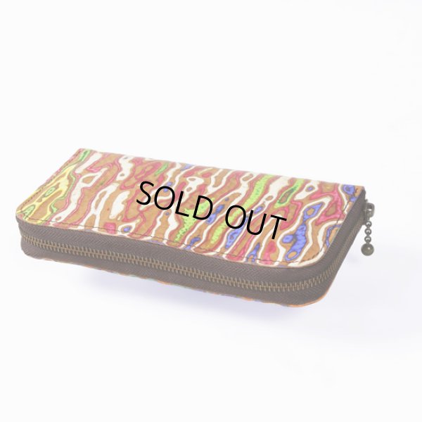 画像6: MAGNET / マグネット スキモレザー ラウンドファスナーロングウォレット (6)