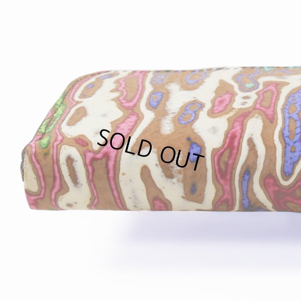 画像2: MAGNET / マグネット スキモレザー ラウンドファスナーロングウォレット (2)