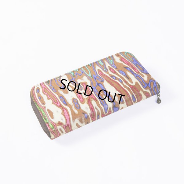 画像3: MAGNET / マグネット スキモレザー ラウンドファスナーロングウォレット (3)