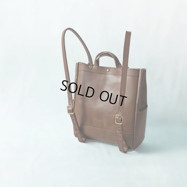 画像4: TIDEWAY / タイドウェイ 50/50LEATHER 2WAY RUCK L (4)