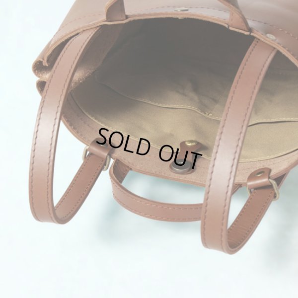 画像9: TIDEWAY / タイドウェイ 50/50LEATHER 2WAY RUCK L (9)