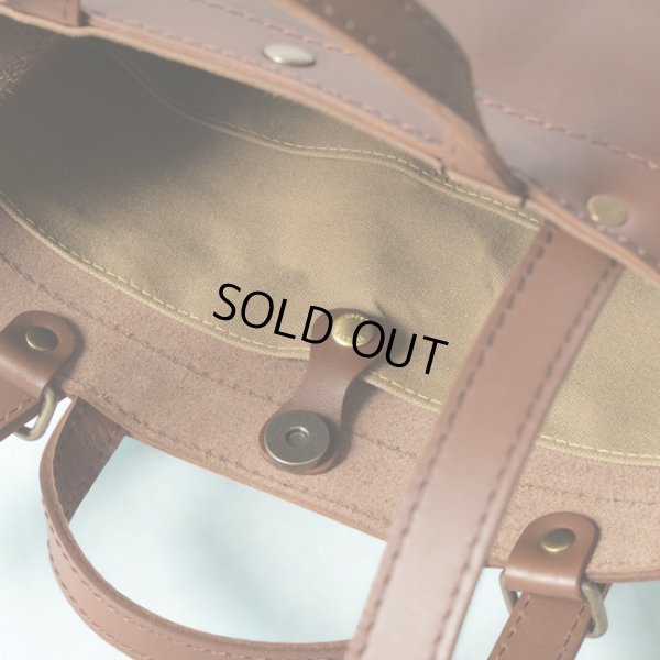 画像10: TIDEWAY / タイドウェイ 50/50LEATHER 2WAY RUCK L (10)