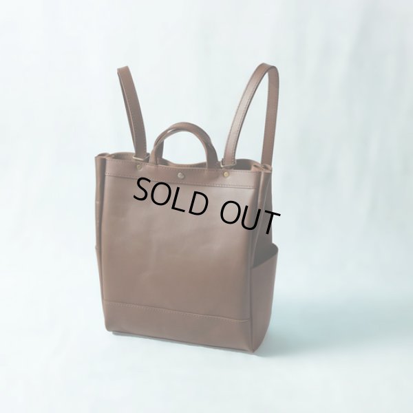 画像2: TIDEWAY / タイドウェイ 50/50LEATHER 2WAY RUCK L (2)