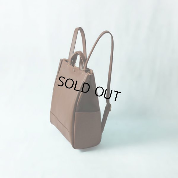 画像3: TIDEWAY / タイドウェイ 50/50LEATHER 2WAY RUCK L (3)