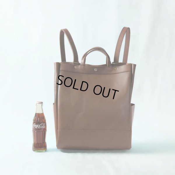 画像12: TIDEWAY / タイドウェイ 50/50LEATHER 2WAY RUCK L (12)