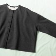 画像3: mizuiroind / ミズイロインド クルーネック ショートワイドカーディガン (3)
