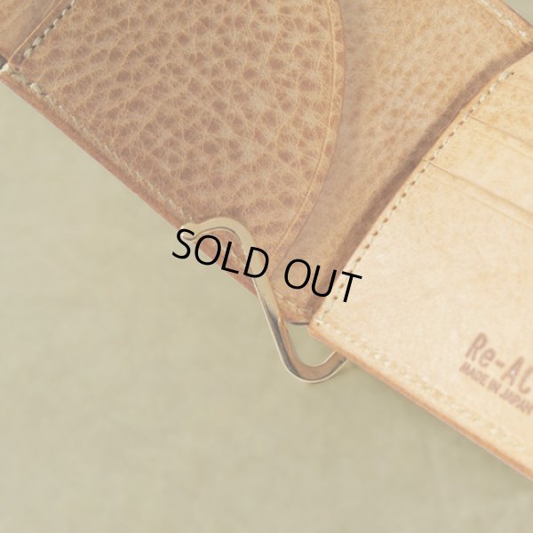 画像5: Re-ACT / リアクト アラスカレザー マネークリップウォレット (5)