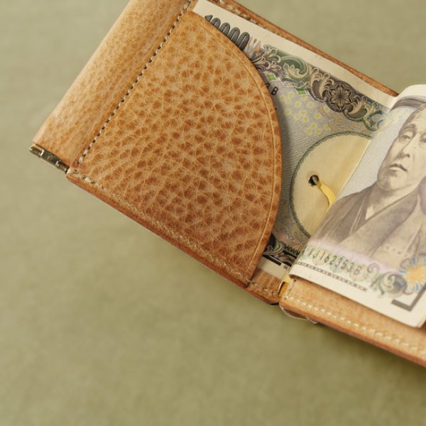 画像6: Re-ACT / リアクト アラスカレザー マネークリップウォレット (6)