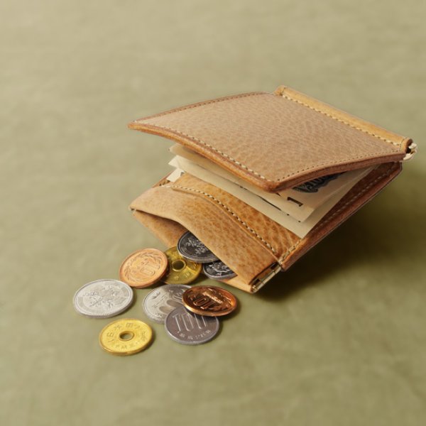 画像8: Re-ACT / リアクト アラスカレザー マネークリップウォレット (8)