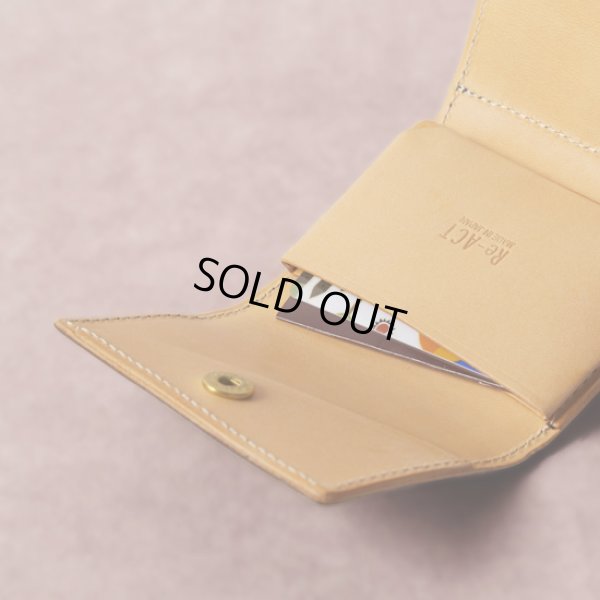 画像8: Re-ACT / リアクト フラワーエンボスレザー 3つ折りミニウォレット (8)