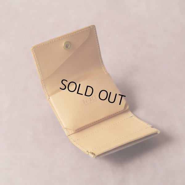 画像6: Re-ACT / リアクト フラワーエンボスレザー 3つ折りミニウォレット (6)