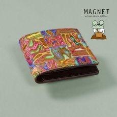 画像1: MAGNET / マグネット スキモレザー パッチワークビルフォードウォレット PIG (1)