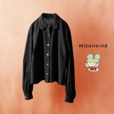 画像1: mizuiroind / ミズイロインド レースカラーシャツ (1)