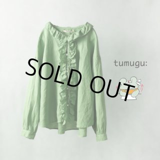 tumugu / ツムグ プリーツ加工コットンローン レイヤード2WAY