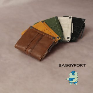BAGGYPORT / バギーポート フルクローム ハーフウォレット,財布
