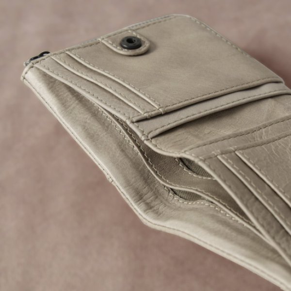 画像11: BAGGYPORT / バギーポート フルクロームWAX 2つ折りウォレット (11)