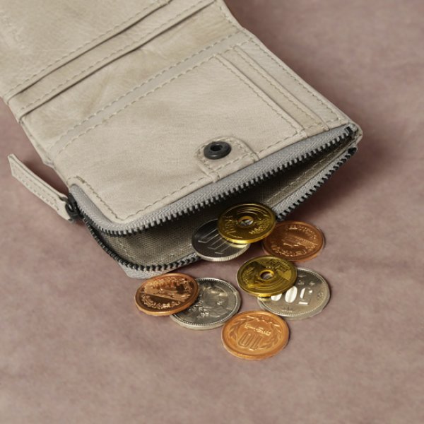 画像10: BAGGYPORT / バギーポート フルクロームWAX 2つ折りウォレット (10)