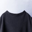 画像3: prit / プリット リネンコットン裏毛 ボトルネックプルオーバーベスト (3)