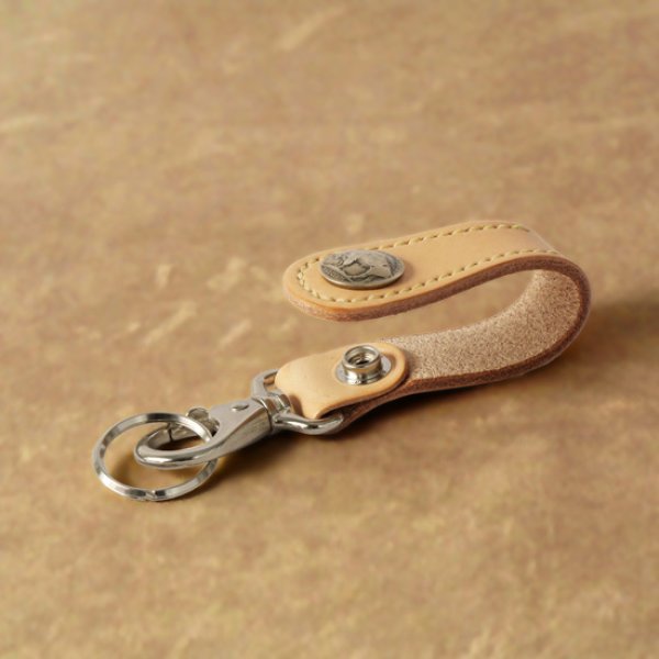 画像4: KCs / ケイシイズ ５セントキーリング ハンドステッチ (4)