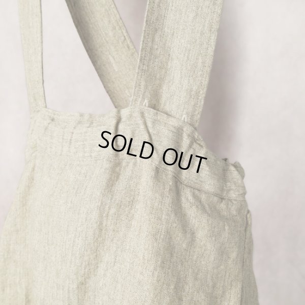 画像3: tumugu / ツムグ スペック染リネンツイル 吊りスカート (3)