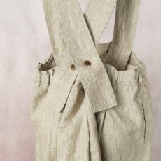 画像5: tumugu / ツムグ スペック染リネンツイル 吊りスカート (5)