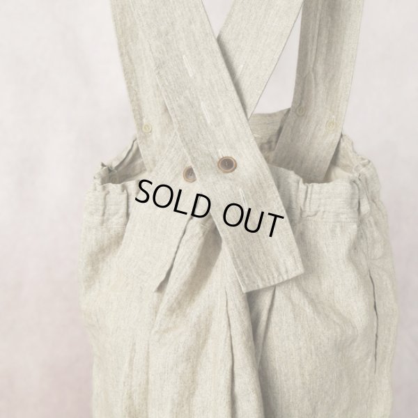 画像5: tumugu / ツムグ スペック染リネンツイル 吊りスカート (5)