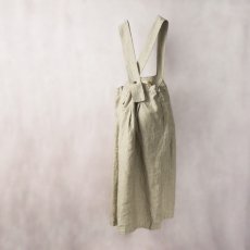 画像6: tumugu / ツムグ スペック染リネンツイル 吊りスカート (6)
