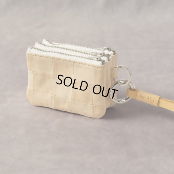 画像3: Re-ACT / リアクト パッチワークトリオポーチ (3)