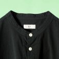 画像3: prit / プリット ミニリップ近江晒加工 ショートスリーブビッグポケットコクーンシャツ (3)