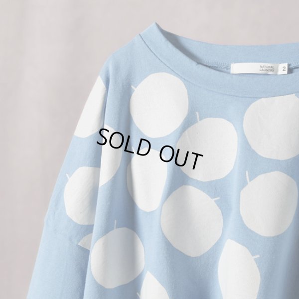 画像3: NATURALLAUNDRY / ナテュラルランドリー リンゴドットワイドT (3)